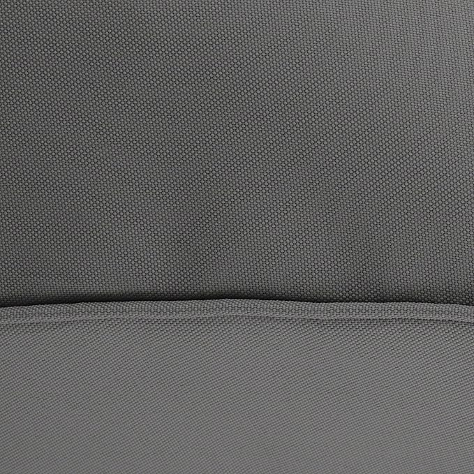 Classic Accessories Montlake Water-Resistant 25 x 22 x 4 Inch Patio Lounge Back Cushion, Light Charcoal Grey, Outdoor Loveseat Cushions