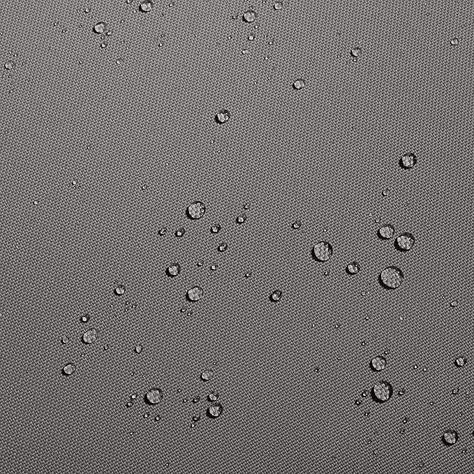 Classic Accessories Montlake Water-Resistant 19 x 20 x 4 Inch Patio Lounge Back Cushion, Light Charcoal Grey, Outdoor Loveseat Cushions