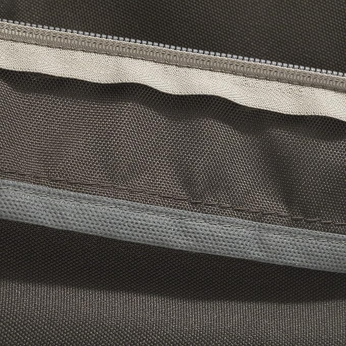 Classic Accessories Ravenna Water-Resistant 19 x 19 x 3 Inch Patio Seat Cushion, Espresso, Chair Seat Cushion