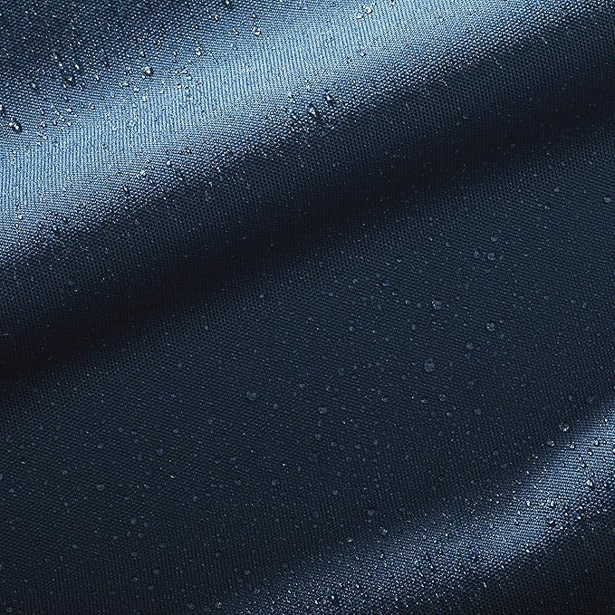 Classic Accessories Ravenna Water-Resistant 17 x 15 x 2 Inch Patio Seat Cushion, Empire Blue, Chair Seat Cushion