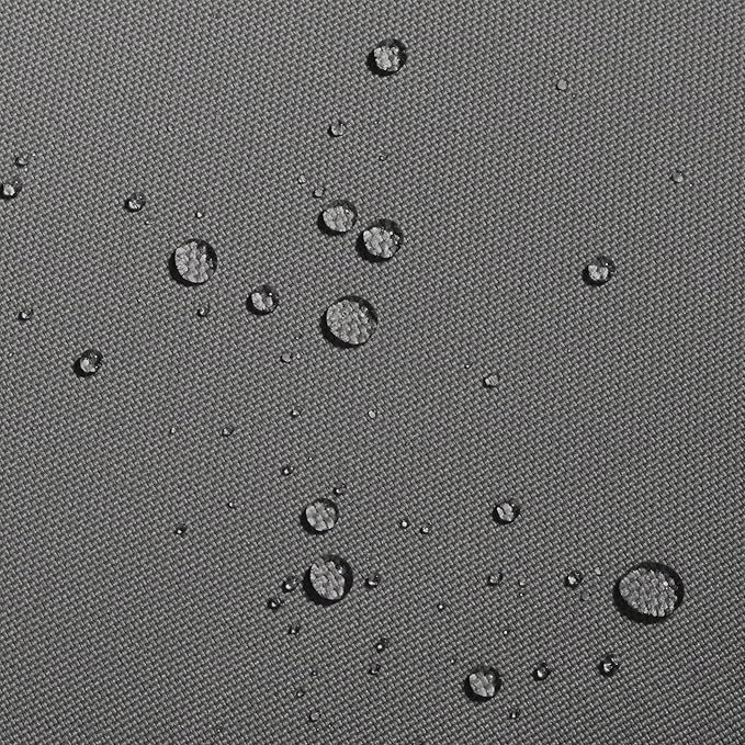 Classic Accessories Montlake Water-Resistant 25 x 22 x 4 Inch Patio Lounge Back Cushion, Light Charcoal Grey, Outdoor Loveseat Cushions