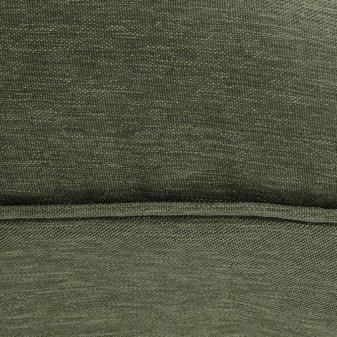 Classic Accessories Montlake Water-Resistant 21 x 20 x 4 Inch Patio Lounge Back Cushion, Heather Fern Green, Outdoor Loveseat Cushions